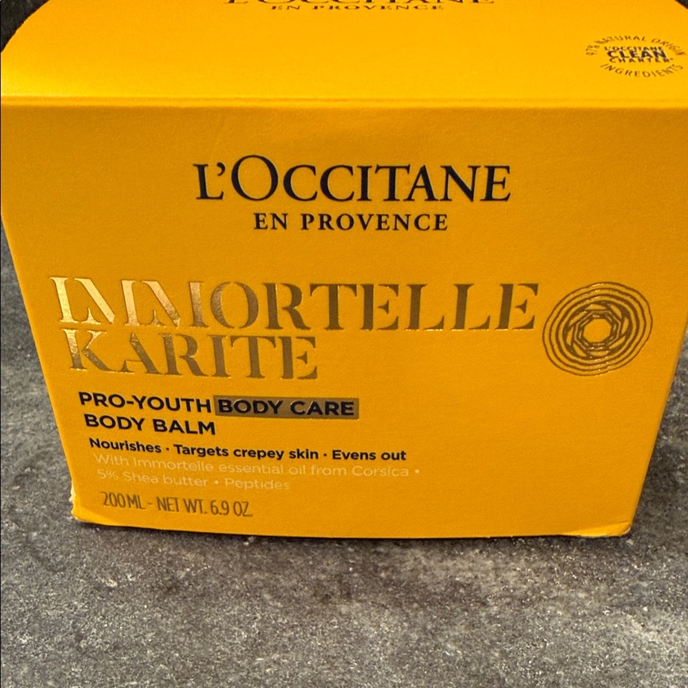 L'OCCITANE Immortelle Karite Pro-Youth Body Balm - Yellow